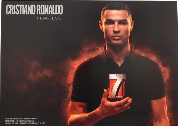 Produktbild CR7 Cristiano Ronaldo Fearless 3 Stück Geschenkset: Eau de Toilette 100ml - Duschgel 150ml - Body (Parfum set)
