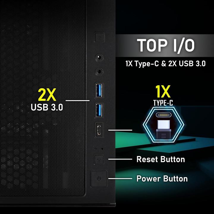 Produktbild BitFenix ATX Semi-Tower Gehäuse CETO Premium Edition (ATX)