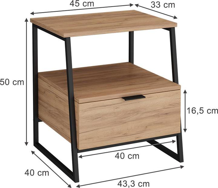 Immagine prodotto Vicco Lunor (45 x 40 x 50 cm)