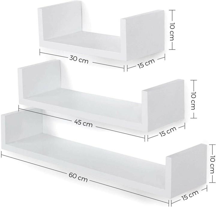 Actual product image Songmics Jeff (60 x 15 x 10 cm)
