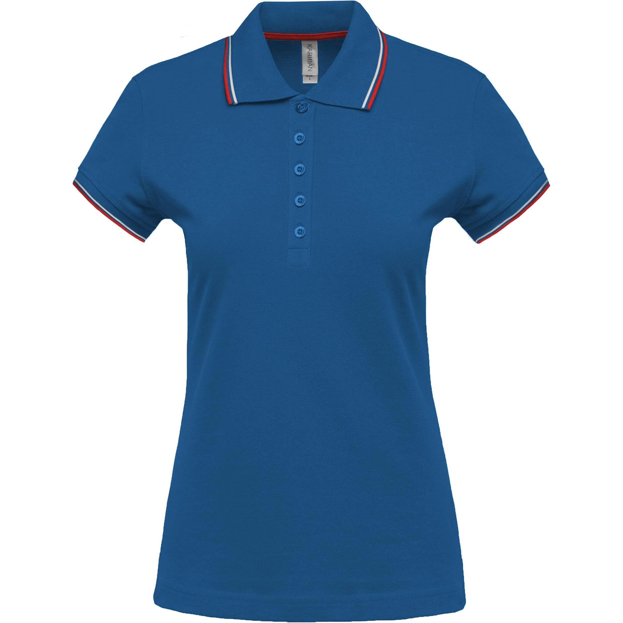 Kariban, Damen, Shirt, 5 boutons, Mehrfarbig, (XS)