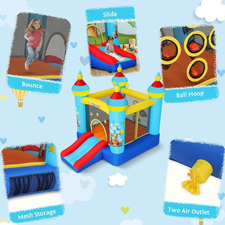 Immagine prodotto Akeydiy Castello Gonfiabile con Scivolo e Gioco di Palle