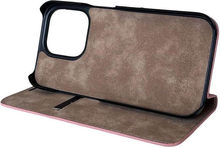 Produktbild Mike Galeli Book-Cover Echtleder Marc Peaches N'Cream (Apple iPhone 15)