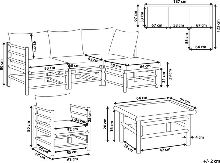 Produktbild Beliani Cerreto