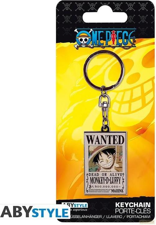 Image du produit ABYstyle Portachiavi One Piece : Wanted Luffy (AX2)