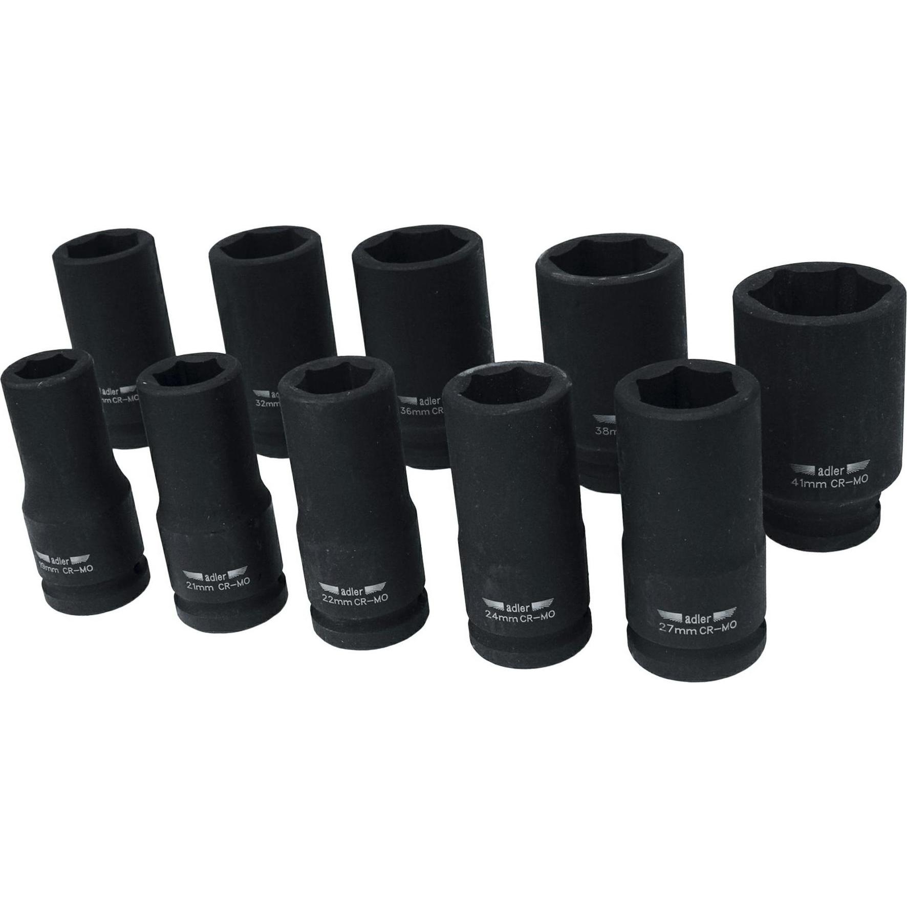 Adler, Chiave a bussola + esagonale, NASADKA UDAROWA 3/4" 27mm DŁUGA