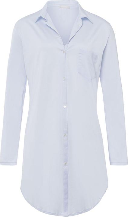 Image du produit Hanro Chemise de nuit Cotton Deluxe - longueur 90 cm - manches longues (L)
