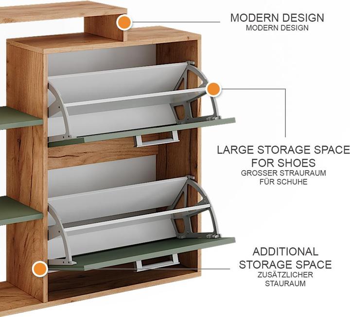 Actual product image Vicco Orlando (80 x 24.20 x 90 cm)