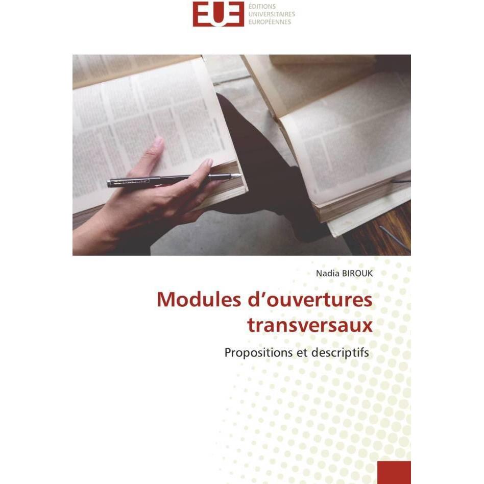 Modules d'ouvertures transversaux, Schulbücher von Nadia Birouk