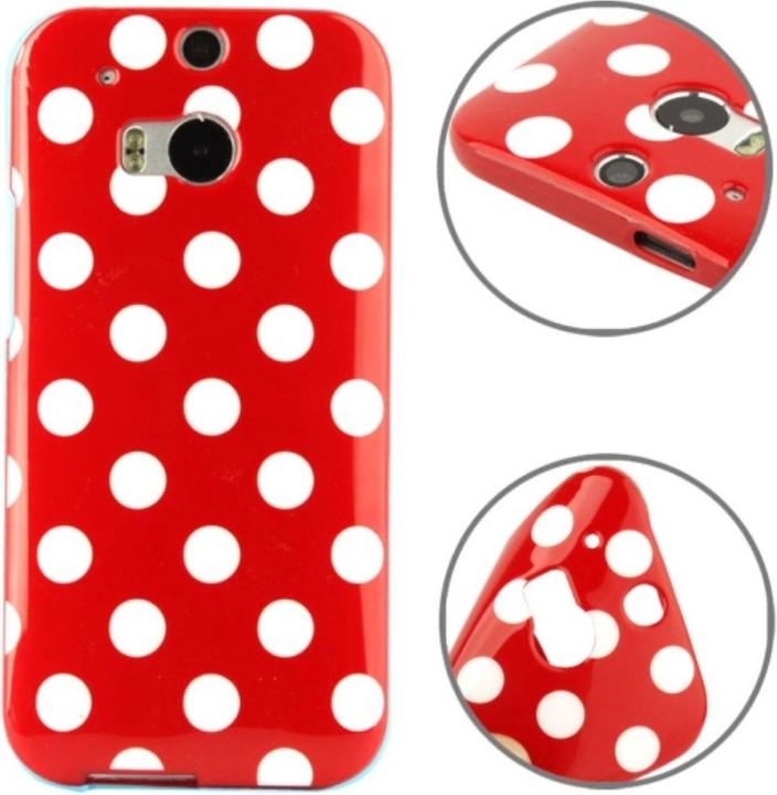 Produktbild König Design Schutzhülle TPU Case für Handy HTC One M8 / M8s Rot (HTC One M8, HTC One M8s)