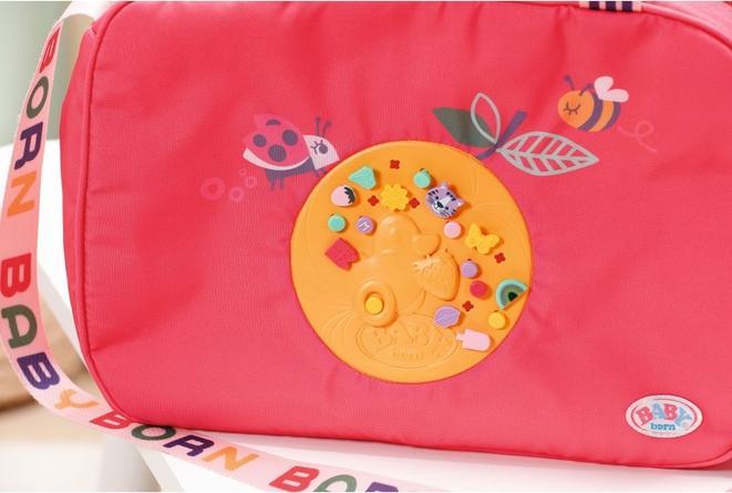 Actual product image Zapf Creation Zapf BABY born Changing Bag Pinplay Puppenwindeltasche