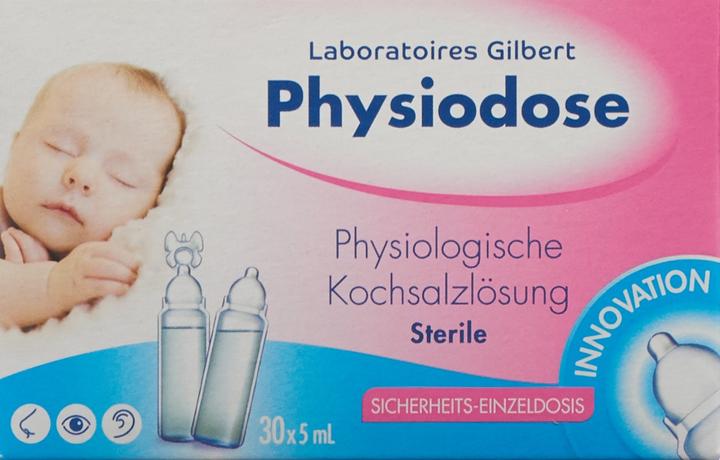 Actual product image Physiodose Physiological saline solution (30 Piece)