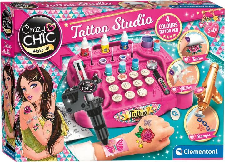 Productafbeelding Clementoni Crazy Chic Tattoo Studio