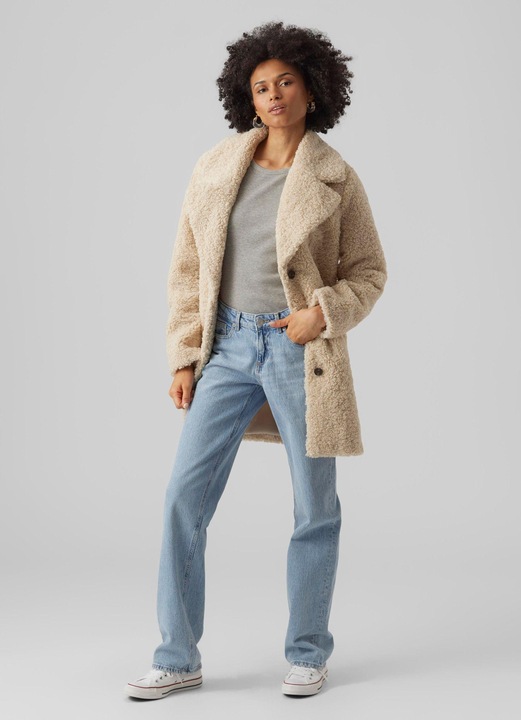 Actual product image Vero Moda VMKYLIE Mantel Teddyfell Mantel (L)