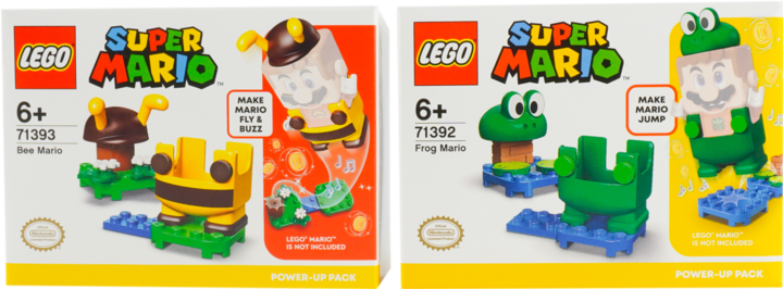 Productafbeelding LEGO Super Mario Doppelpack Bienenanzug & Froschanzug - 71392 71393 NEU! 2 Sets (71393)
