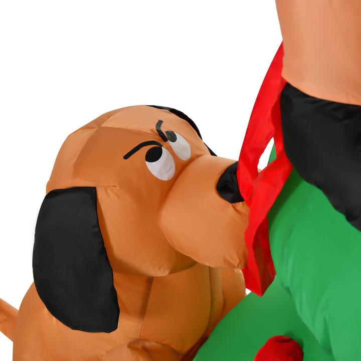 Produktbild Jamb Weihnachtsmann 123cm LED