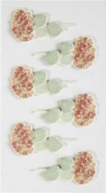 Actual product image Artoz 3D Artwork Sticker: Hydrangea (6 Sticker)