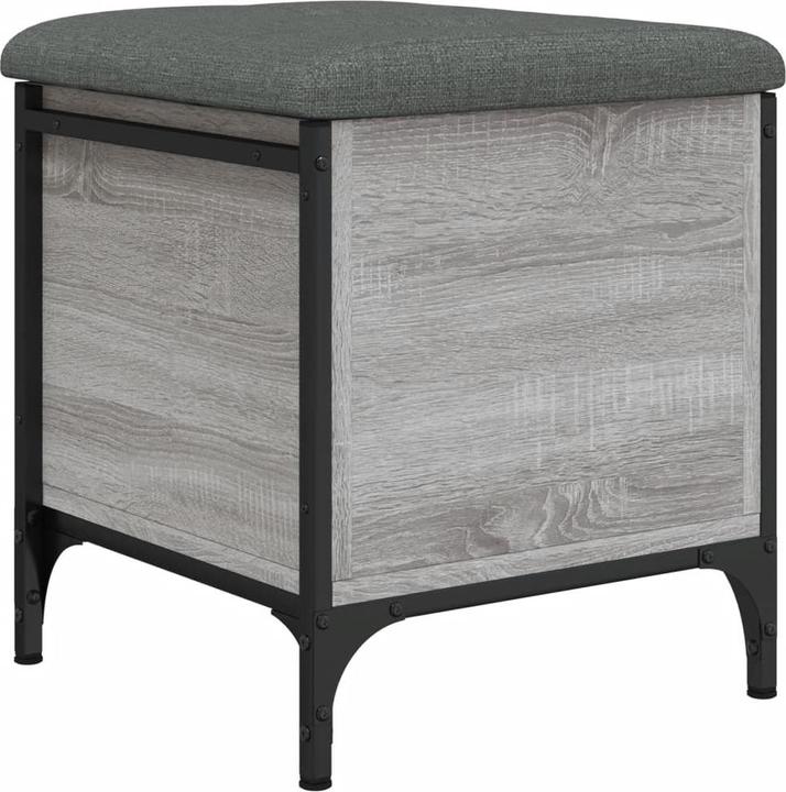 Produktbild VidaXL Sitzbank mit Stauraum Grau Sonoma 42x42x45 cm (42 cm)
