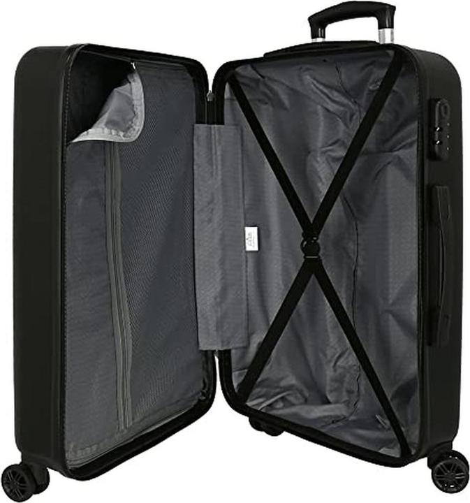 Image du produit Pepe Jeans Cabine à roulettes multidirectionnelles avec cadenas latéral et compartiments intérieurs pratiques (56 l)