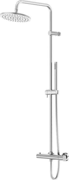 Steinberg Serie 340 Brauseset, mit Thermostatarmatur, EasyClean, Stabhandbrause