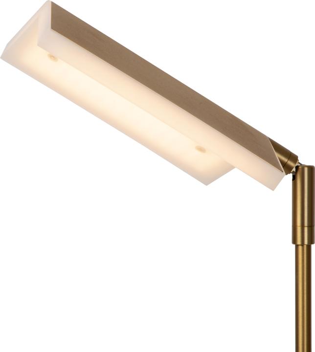 Actual product image Lucide AARON - Floor lamp - LED Dim. - 1x10W 4000K - Matt gold / brass 19730/10/02 (1000 lm)