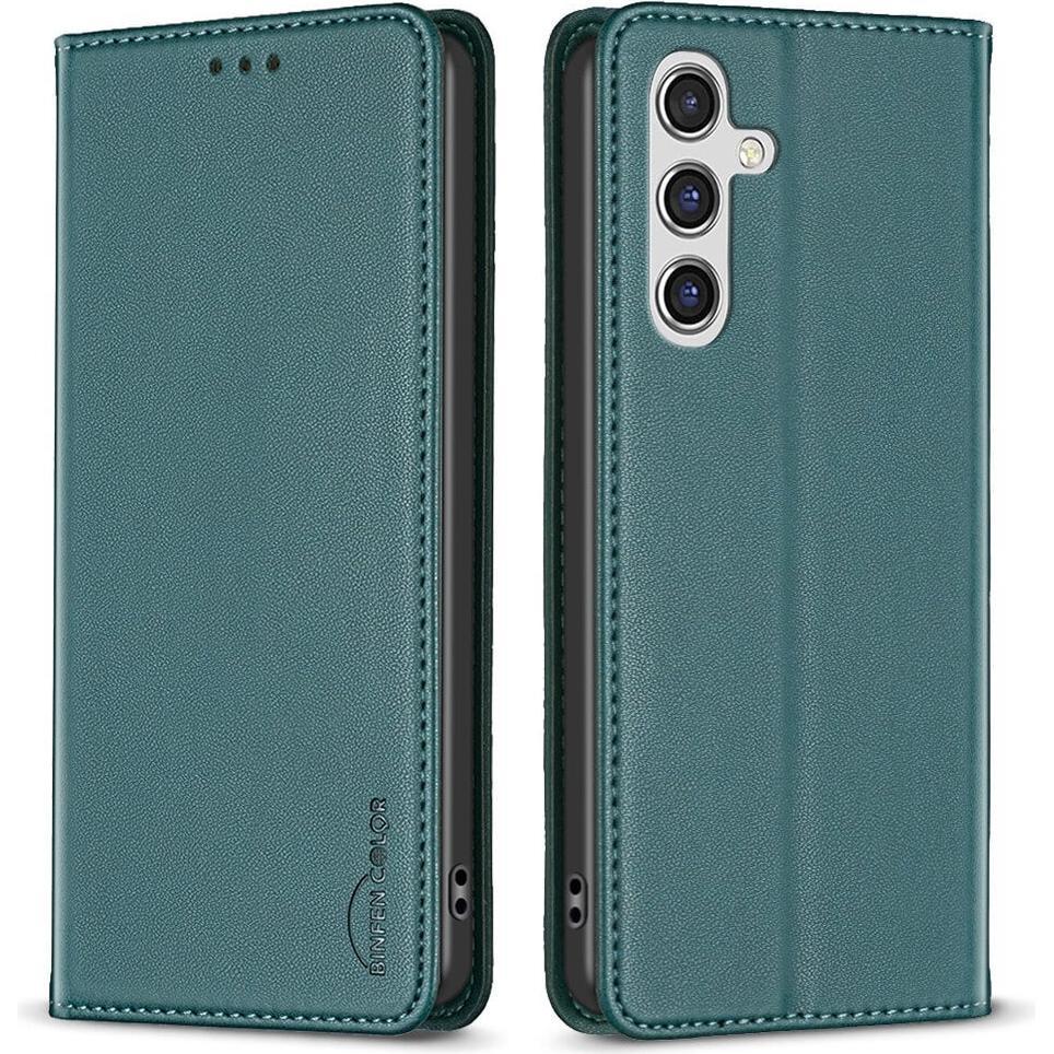 Binfen Color Galaxy A26 - BINFEN Flip Case Hülle (Samsung Galaxy A26), Smartphone Hülle, Grün