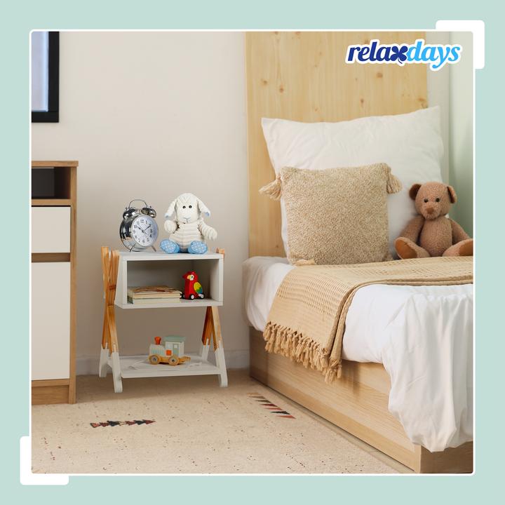Image du produit Relaxdays Kinder-Nachttisch (34 x 30 x 42 cm)