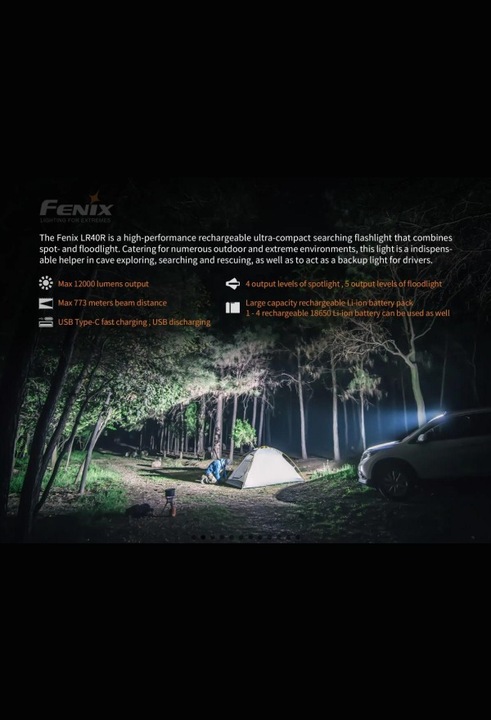 Produktbild Fenix LR40R (15.40 cm, 11000 lm)