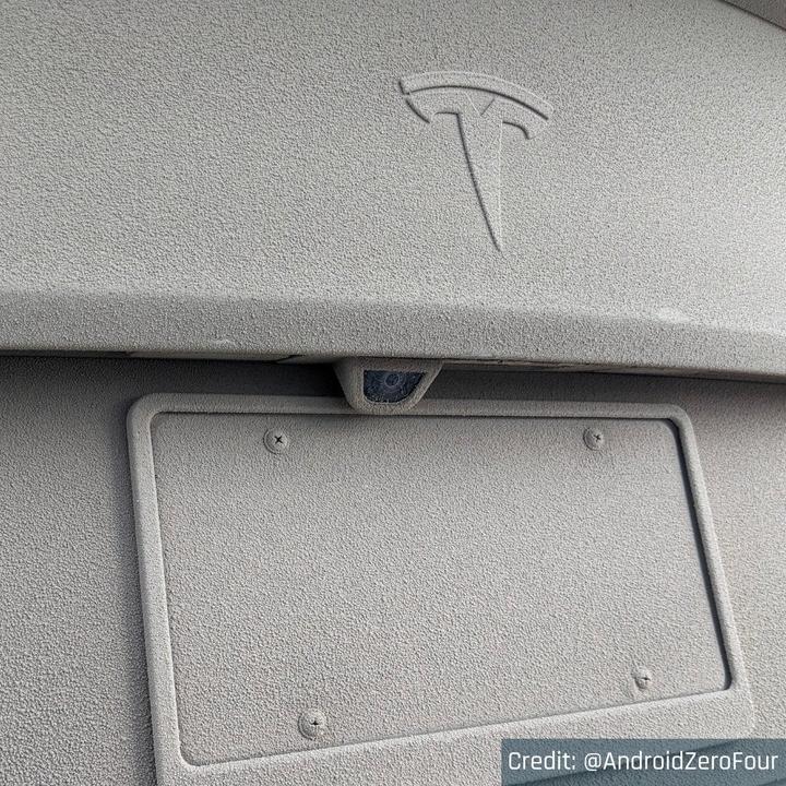 Actual product image Abstract Ocean Kameraabdeckung für die Rückfahrkamera des Tesla Model 3/Y