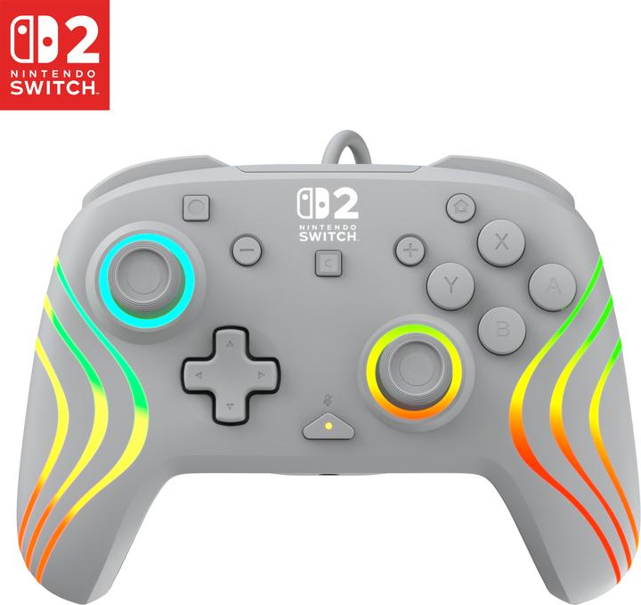 Actual product image Turtle Beach Pro Controller Afterglow Wave Wired Grey (Switch, Switch 2, Switch OLED)