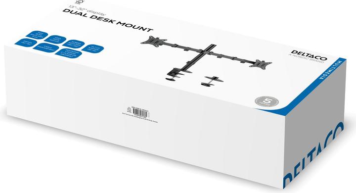 Produktbild Deltaco ARM-0300-B (Tisch, 32", 9 kg)