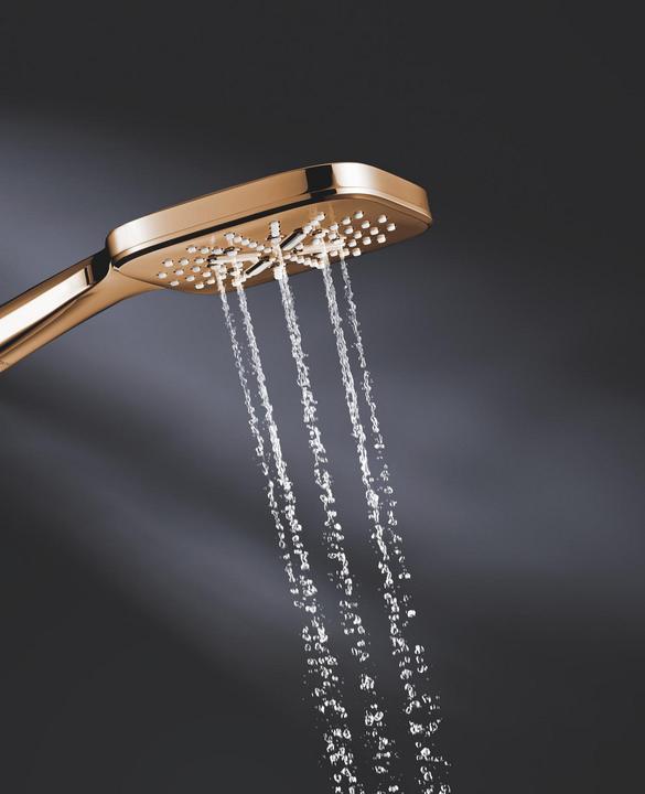 Produktbild Grohe rainshower smartactive cube - douchekop, 3 stralen, warm sunset (3 Strahlarten, 8.50 l/min)