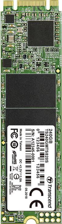 Produktbild Transcend Mts820s (240 GB, M.2 2280)