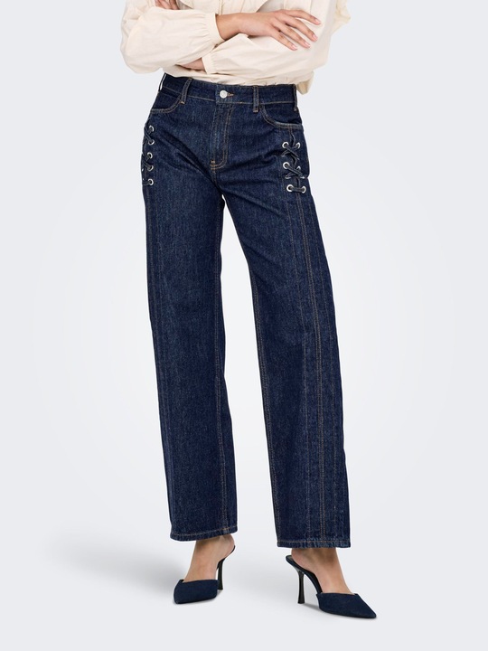 Produktbild Only ONLCOBAIN Mittlere Taille Weiter Beinschnitt Jeans Jeans mit weitem Bein (25)
