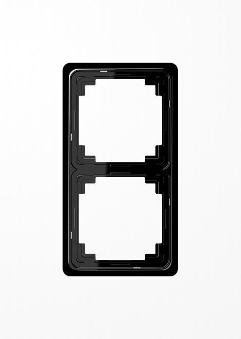 Actual product image JUNG Installation frame 2f sw glz CD / CD PLUS Kst CDP582SW