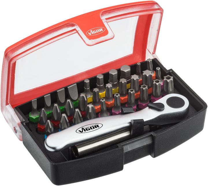 Vigor BIT BOX 32 TLG + cliquet réversible V5502