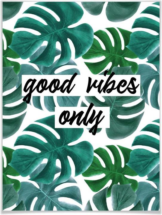 Image du produit Trenddeko Que des bonnes vibrations (100 x 120 cm)