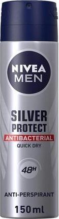 NIVEA Men Silver Protect Deodorant Vapo 150ml (Roll-on, 150 ml)