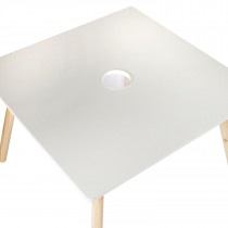 Home Deco Kids table with scribbled pencil pot (Children sofa)