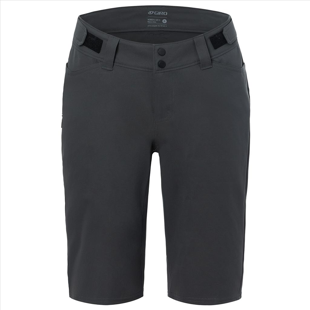 Giro, Damen, Velohosen, W Arc Short (4, 34, XS), Grau, 4, 34, XS