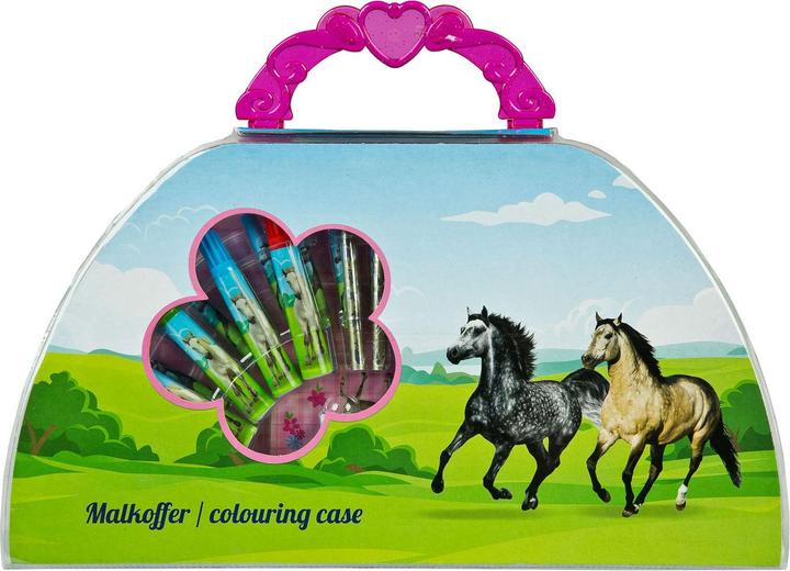 Produktbild Undercover Malset Koffer Pferde 51-teilig