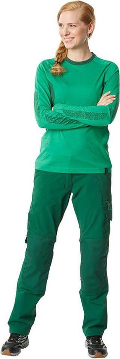 Actual product image Mascot T-Shirt, Langarm, Damen T-shirt Grösse XS ONE, dunkelanthrazit/schwarz (XS)