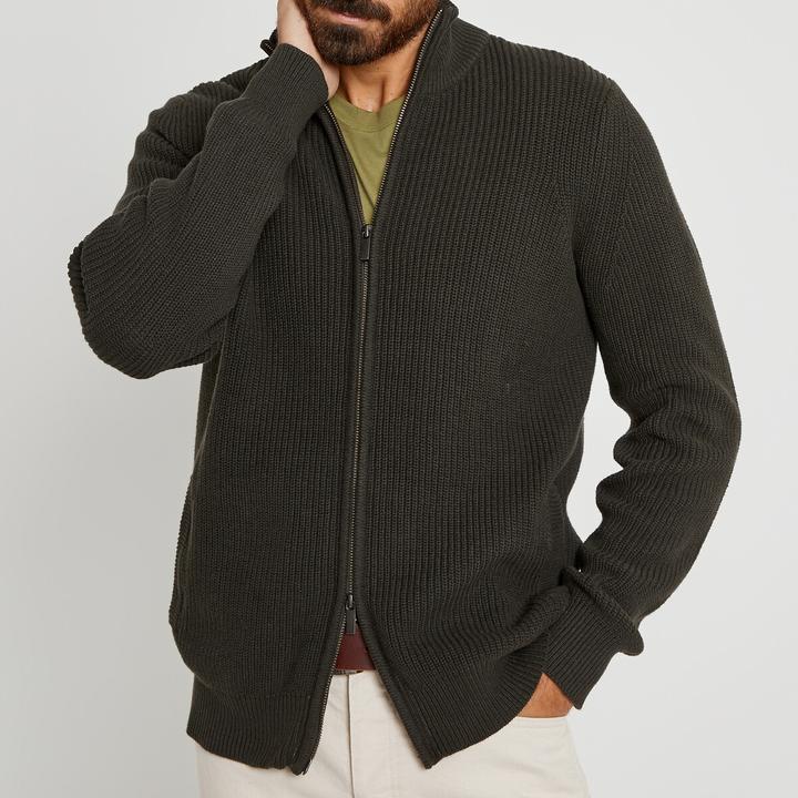 Produktbild La Redoute Collections Strickjacke aus Bio-Baumwolle (S)