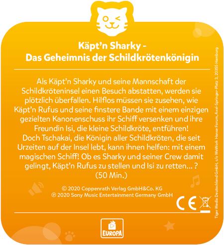 Image du produit Tigermedia Tigercard Käpt'n Sharky : Le secret de la reine des tortues (Allemand)