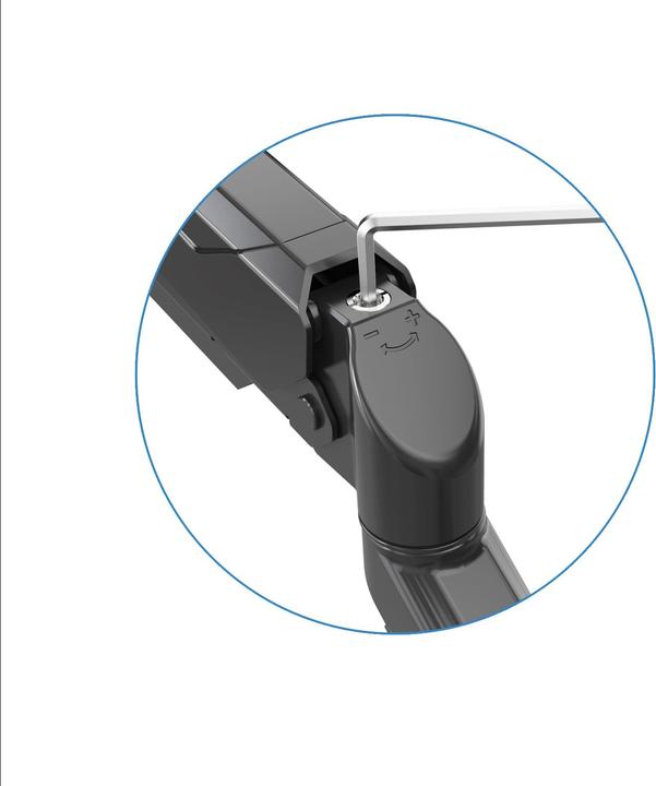 Actual product image Rockstable Prof. Single USB Black (Table, 32")