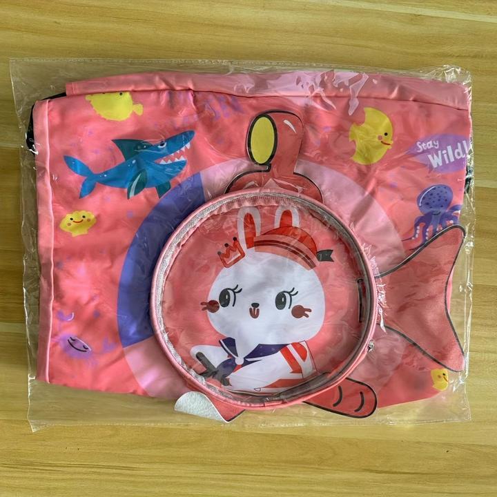 Produktbild Only-Bags.Store 1 Stück wasserdichter Schwimmrucksack mit Fach für nasse und trockene Kleidung und Schuhfach -