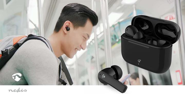 Actual product image Nedis HPBT2425BK (ANC, 6 h, Wireless)