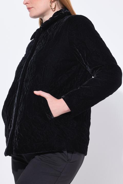 Immagine prodotto Ulla Popken Giacca con ricami, collo da camicia e maniche lunghe (58, 60)