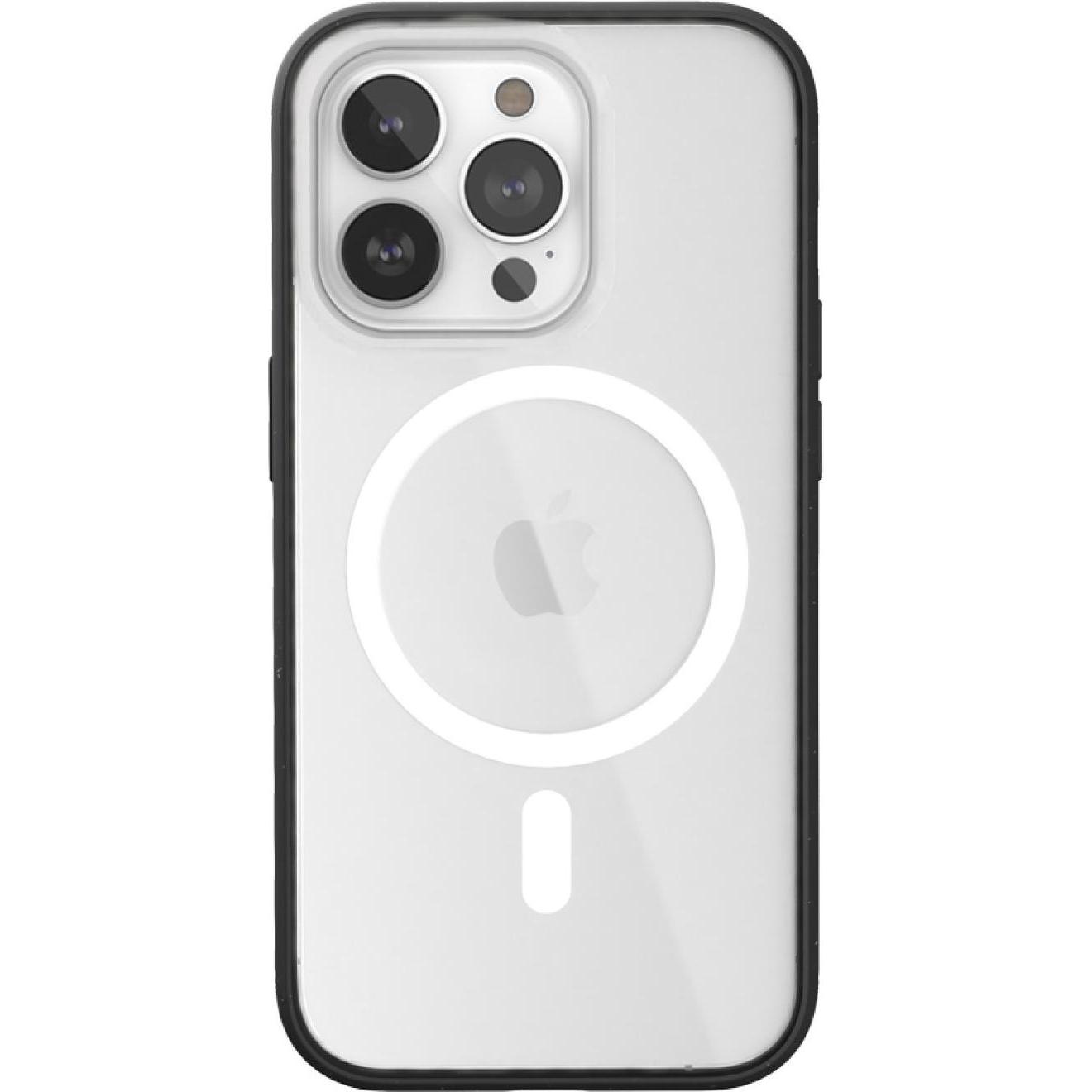 Woodcessories Clear Case Magsafe (Apple iPhone 15 Pro), Smartphone Hülle, Schwarz