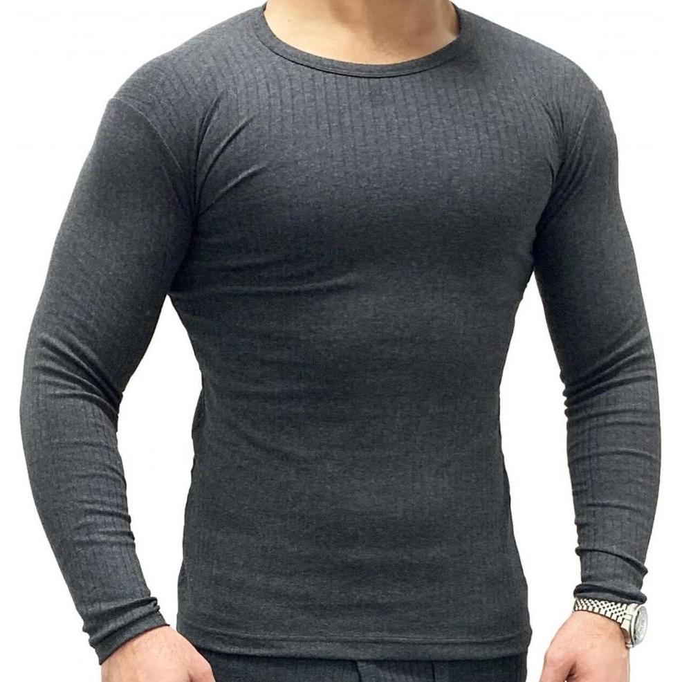 Garcia Pescara, Herren, Funktionsshirt, Thermo-Shirt für Herren Gr. L (L), Grau, L